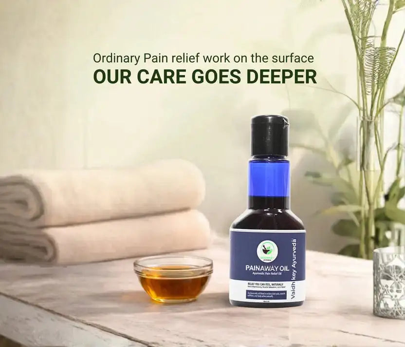 Ayurvedic Pain Relief Oil for Joint & Muscle Pain - Pain Away Oil