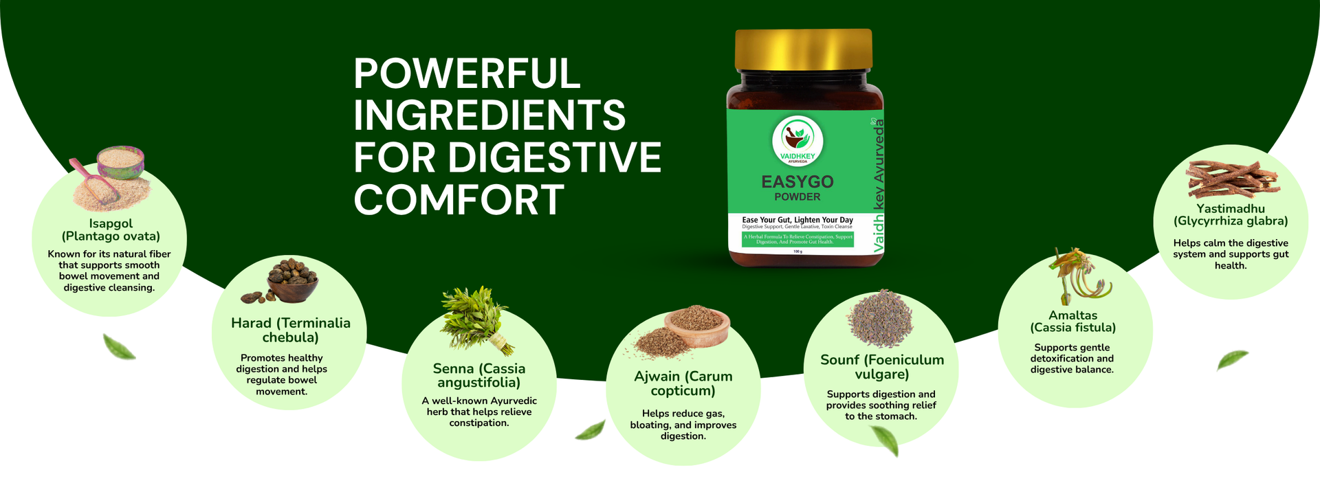 Ayurvedic Constipation Powder for Natural Relief - Easy Go Powder