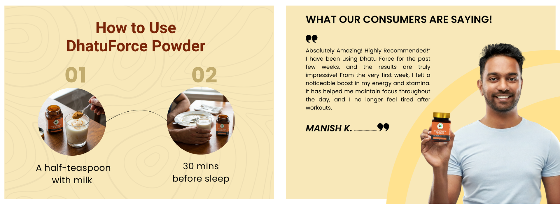 Ayurvedic Stamina Booster for Men – Dhatu Force Powder