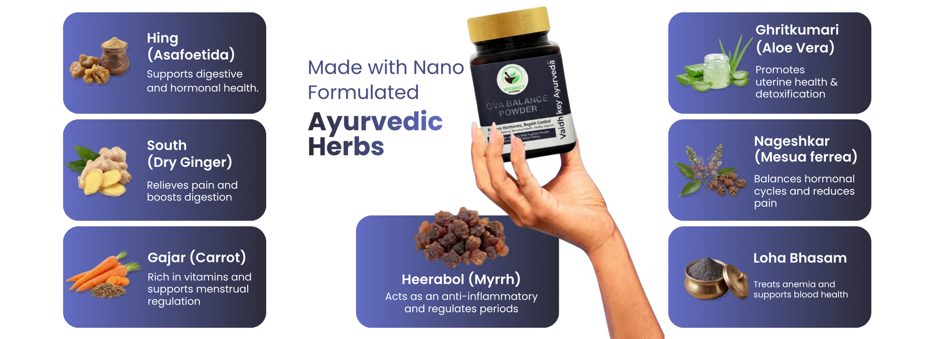 Ayurvedic Powder for Hormonal Balance - Ova Balance Powder