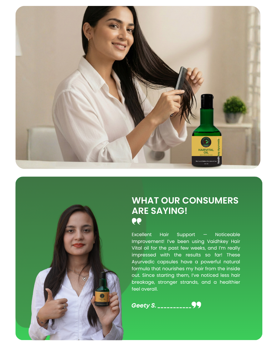 Ayurvedic Hair Vital Oil for Hair Fall & Hair Growth