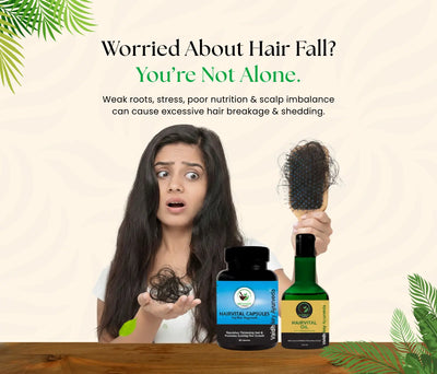 Hair Fall Treatment Kit Ayurvedic - Hair Vital Kit for Regrowth