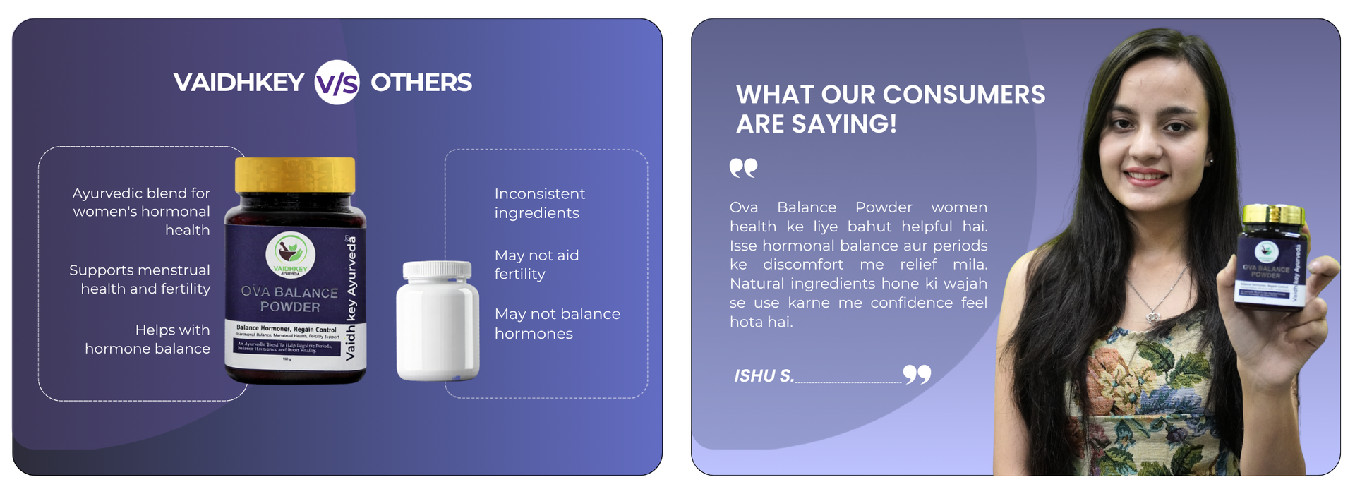 Ayurvedic Powder for Hormonal Balance - Ova Balance Powder
