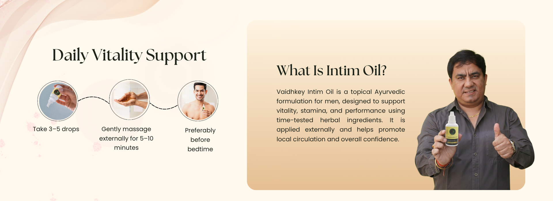 Intim Oil – Ayurvedic Intimate Care Oil for Men’s Stamina & Performance