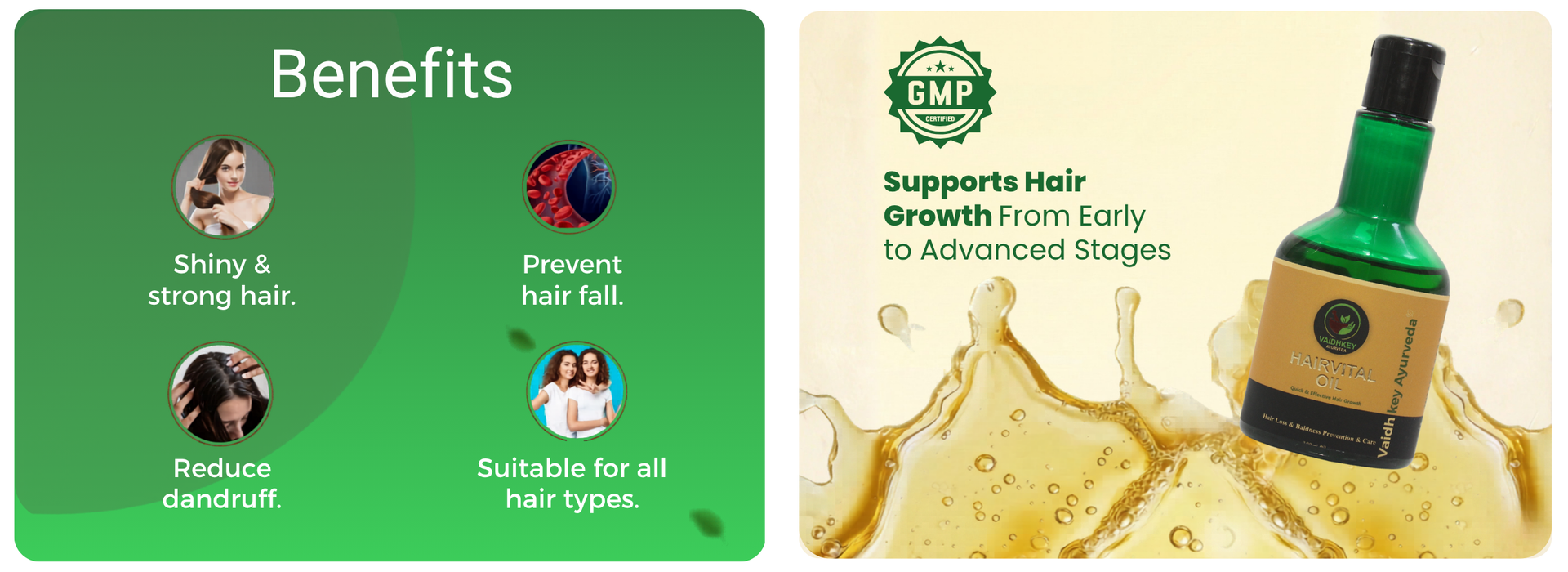 Ayurvedic Hair Vital Oil for Hair Fall & Hair Growth