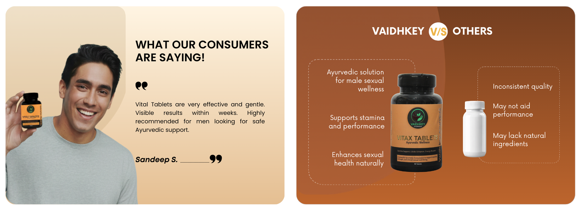 Ayurvedic Stamina Tablets for Energy & Strength - Vitax Tablets