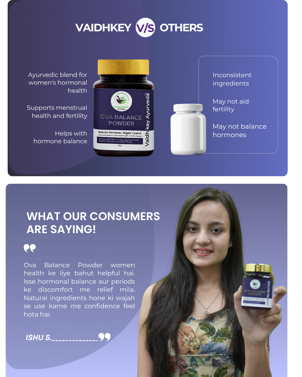 Ayurvedic Powder for Hormonal Balance - Ova Balance Powder