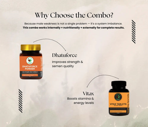 Ayurvedic Men Wellness Kit for Stamina & Energy - Vaidhkey Ayurveda