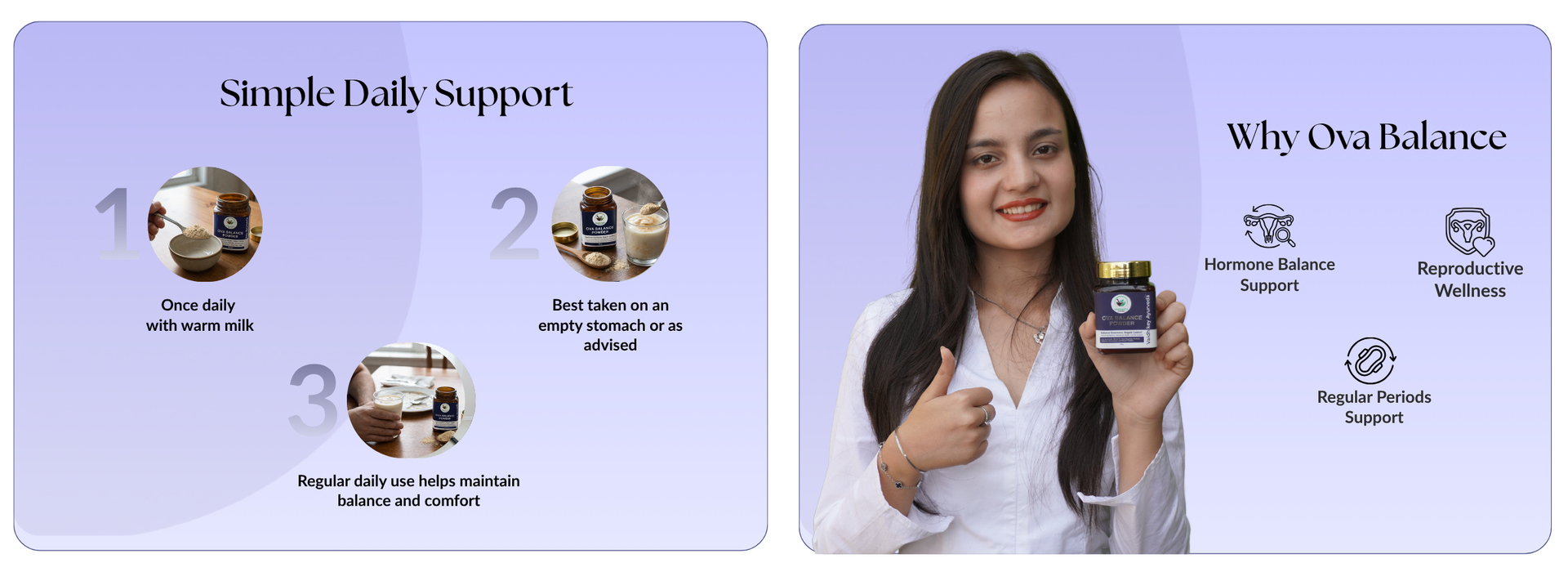 Ayurvedic Powder for Hormonal Balance - Ova Balance Powder