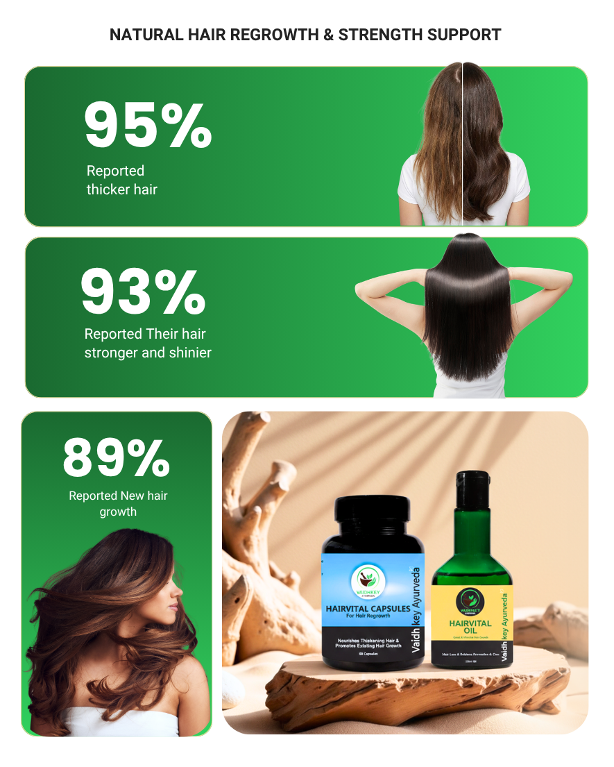 Ayurvedic Hair Vital Oil for Hair Fall & Hair Growth
