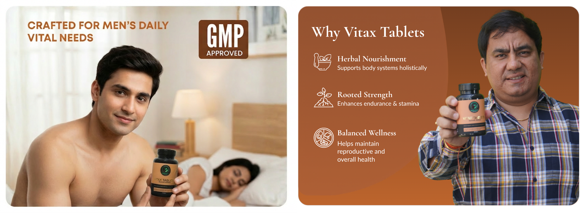 Ayurvedic Stamina Tablets for Energy & Strength - Vitax Tablets