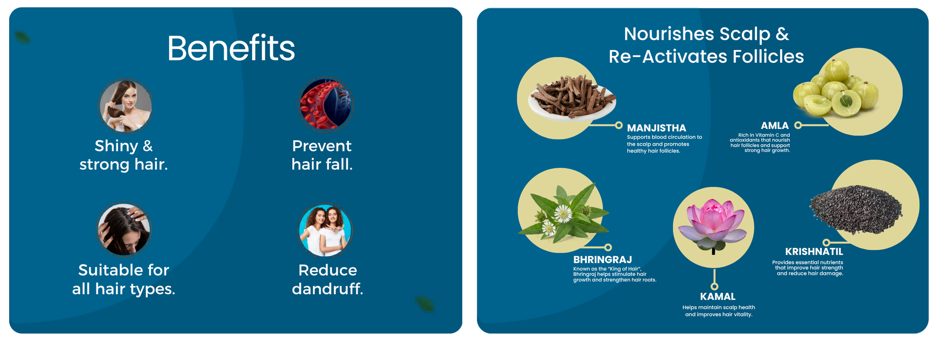 Hair Vital Capsules - Ayurvedic Hair Growth Capsules for Stronger Hair