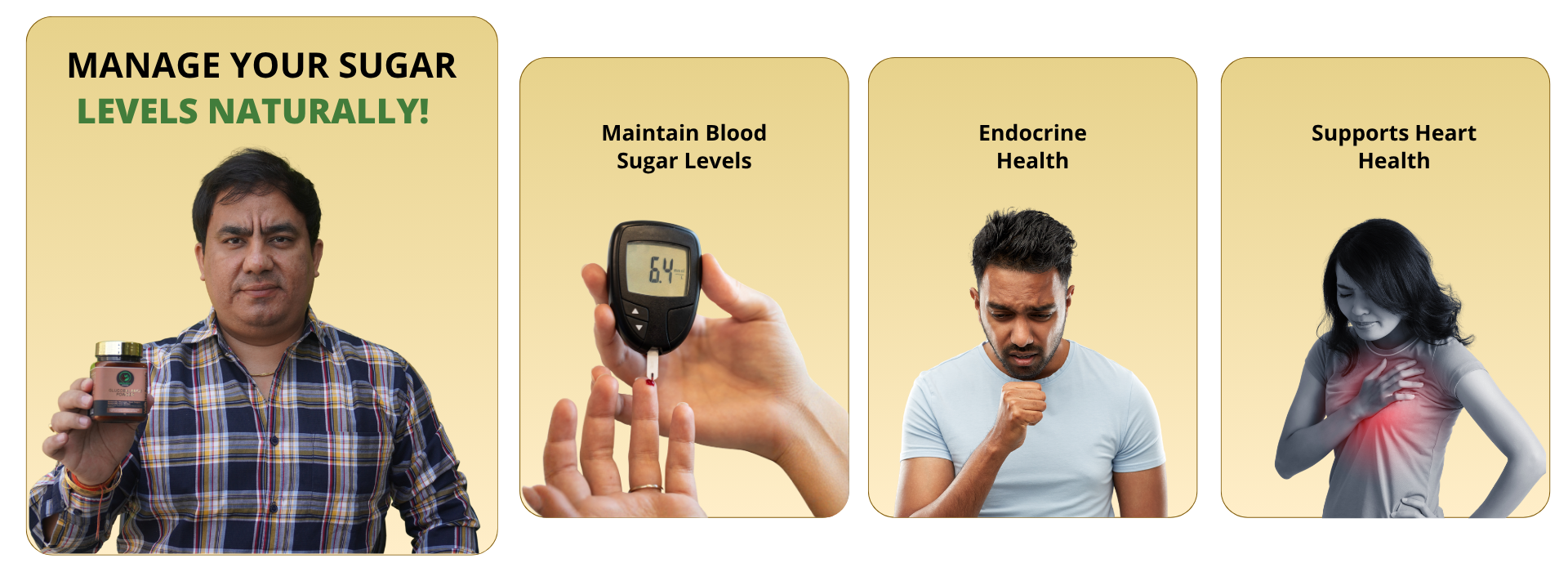 Ayurvedic Sugar Control Powder - Glucobalance for Blood Sugar Support