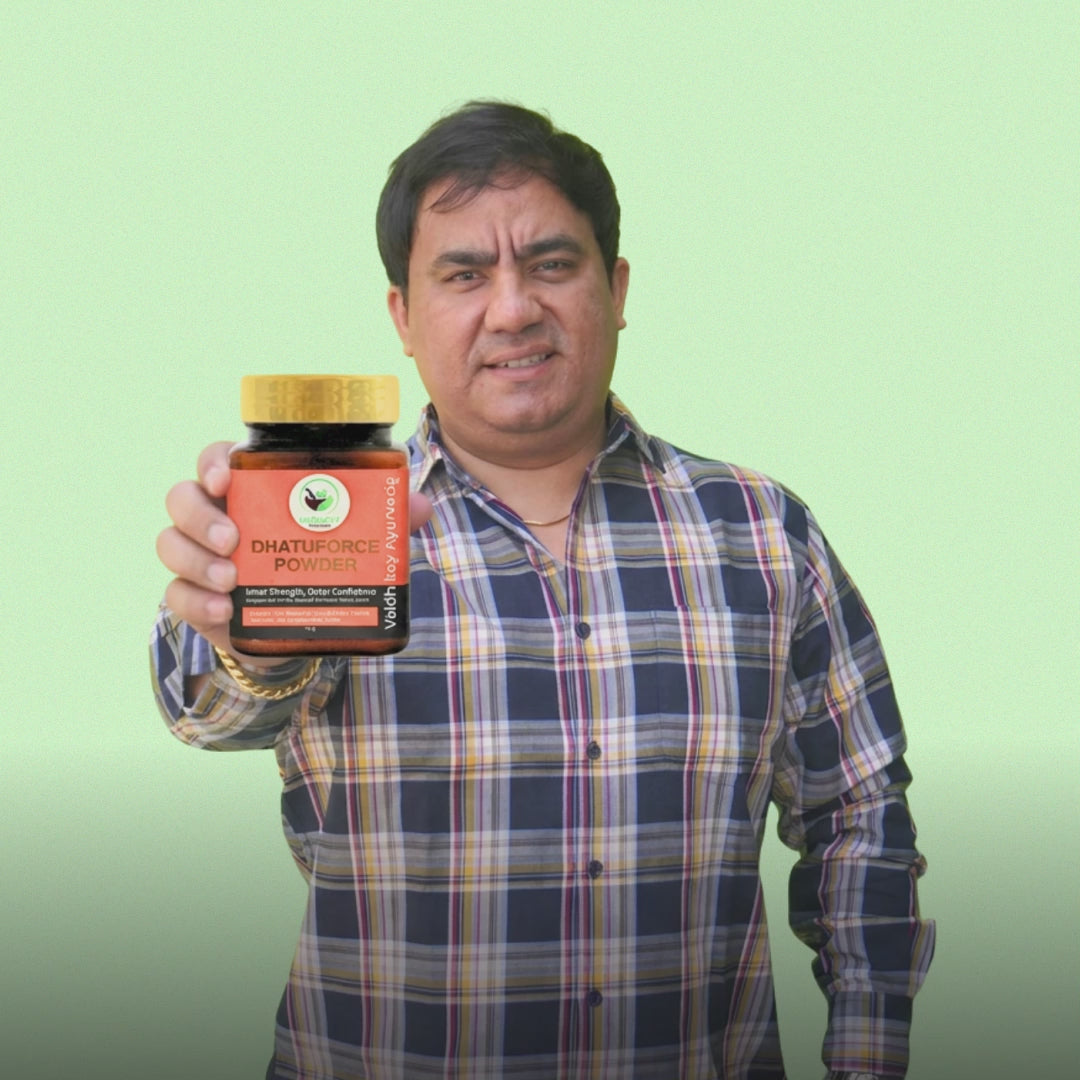 Ayurvedic Stamina Booster for Men – Dhatu Force Powder